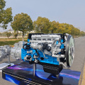 Air intake supercharging and intercooling engine